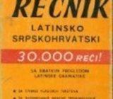 DŽEPNI REČNIK LATINSKO-SRPSKOHRVATSKI sa pregledom latinske gramatike