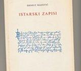 Ernest Radetić Istarski zapisi posveta i potpis autora