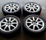 Alu felge 17' rupe 5, 4 kom