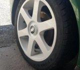 Alu felge 17' rupe 5x100, 4 kom