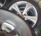 Alu felge 17' rupe 5x100, 4 kom