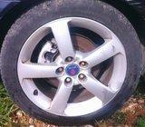 Alu felge 17” rupe 5x110, 4 kom. saab opel