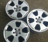 Alu felge 17' rupe 5x112, 3 kom