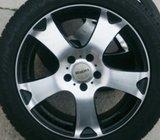 Alu felge 17” rupe 5x112, 4 Kom+Zim.Dunlop Audi,Mercedes