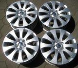 Alu felge 17' rupe 5x112, 4 kom. orig skoda ww grupa