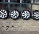 Alu felge 17' rupe 5x114.3, 4 kom. nisan qaskay