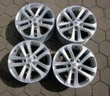 Alu felge 17' rupe 5x114.3, 4 kom.orig nisan qaskay ,juke