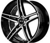 Alu felge 17' rupe 5x115, BROCK B33 SGVP