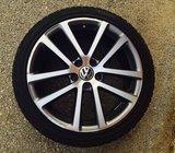 Alu felge 18” rupe 5x112 ORIGINAL VW CARLSTON