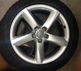Alu felge 19' rupe 5x112 ZA AUDI A8, 4 kom. + ZIMSKE GUME