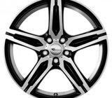 Alu felge 19' rupe 5x114.3, BROCK B29 SGVP