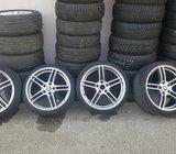 Alu felge 19' rupe 5x120 BMW Performance + gume Goodyear DOT15