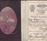 Iskaznica - HRVATSKO PLANINARSKO DRUŠTVO U U - 1926. godina
