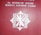 PRIRUČNIK ZA REZERVNE OFICIRE RODOVA KOPNENE VOJSKE