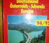 STRABENATLAS DEUTSCHLAND OSTERREICH * SCHWEIZ EUROPA