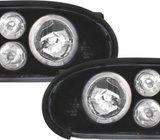 Golf 3 91-97 Angel Eyes farovi prednja svjetla crna