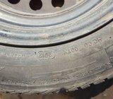 Čelične felge 14” rupe 4x100, 2 kom