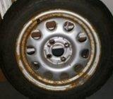 Čelične felge 14' rupe 4x100, 4 kom. sa VW