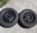 Čelične felge 15' opel gm rupe 4x100, 2 kom