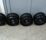 Čelične felge 15” rupe 4x100, 2kom