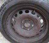 Čelične felge 15” rupe 5 x 112 4 kom 185 65 15 zimske michelin