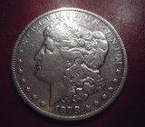 MORGAN DOLLAR 1878 CC-SREBRO-RRR
