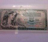 JUGOSLAVIJA 5 DINARA 1968 GODINA UNC
