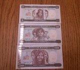 LOT ERITREA 1-5-10 NAKFI 1997 GODINA UNC