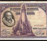 Španjolska 100 (Cien) Pesetas 1928. (f++)