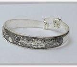 Narukvica sa zmajem - tibetansko srebro