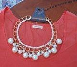 NOVA OGRLICA biseri zlatna POVOLJNOO!!