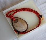 Nova ogrlica - imitacija koralja i veliki školjka privjesak