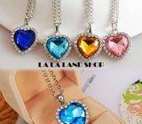 TITANIC OGRLICA - HEART OF OCEAN - 3 -BOJE .. NOVO + POKLON TORBICA