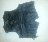 Kozni muski prsluk ljetni lagani