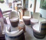 MASIVNA GARNITURA OD BARIK BAČAVA ZA VINA 6+1