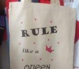 Platnene vrećice sa natpisima