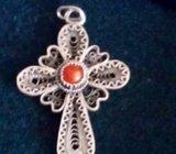 privjesak filigram srebro