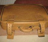 Kofer, prava koža, vintage