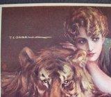 ITALIAN ART DECO POSTCARD T.CORBELLA , MILANO 1920. - DOPISNICA