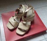 Sandale peta, koža, bež boja