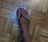 zenske japanke, prava koza, jednom isporbane usa8 (38/39)