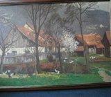 A. FASENKAMP PROLJEĆE NA SELU 1975.g. ULJE