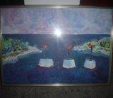 slika stipe nobilo 1974god 90x70cm