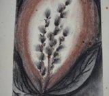 Stara slika ĐURĐICE tehnika pastel boje