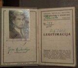 Stara legitimacija i Indeks iz 1950 godine