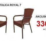AKCIJA vanjska stolica Royal / AKCIJSKA CIJENA 336 kn+PDV