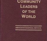 COMMUNITY LEADERS OF THE WORLD : The First Commemorative Issue