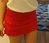 CRVENA minica suknja šos POVOLJNOO!!!!