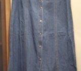 duga suknja broj 42 (27) od mekanog trapera