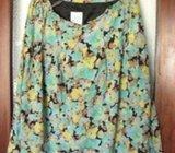 LAGANA ŠIROKA SUKNJA S CVJETNIM UZORKOM 44 - 50 XL / XXL 2+2 GRATIS